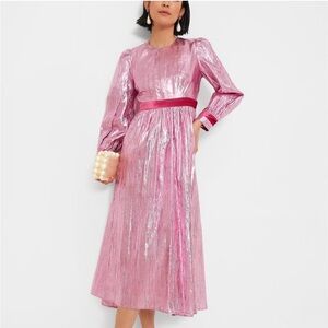 Hyacinth House Pink Foil Dress MD